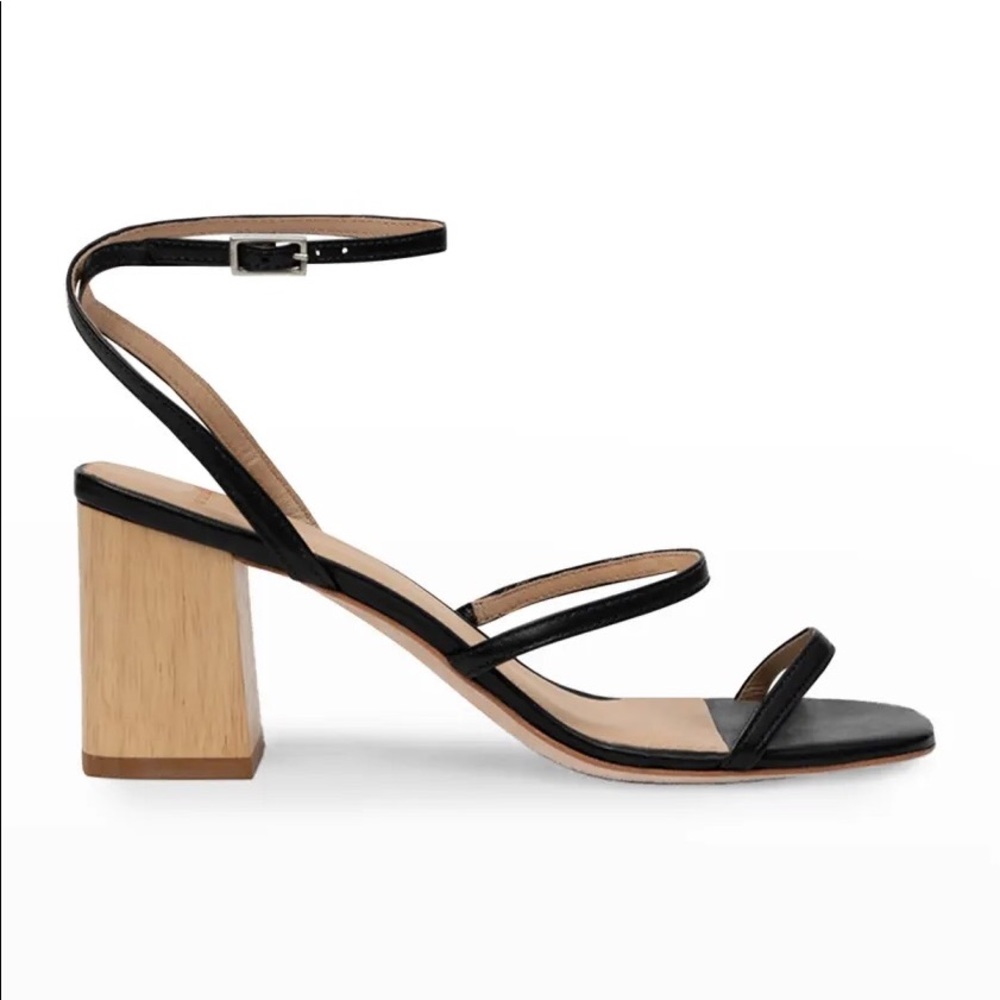 black suede studio verana sandals